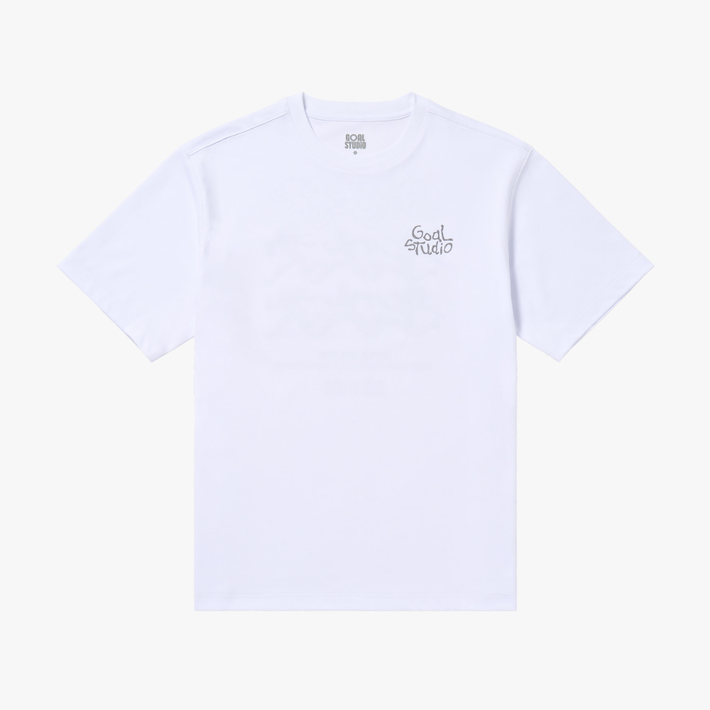 RUN GRAPHIC AIRMESH TEE-WHITE - 상품 이미지
