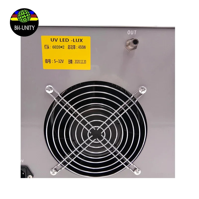 6020 수냉 자외선 UV LED 시스템 I3200 tx800 xp600 dx5 dx7 uv 프린터UV 램프 2 개 450W