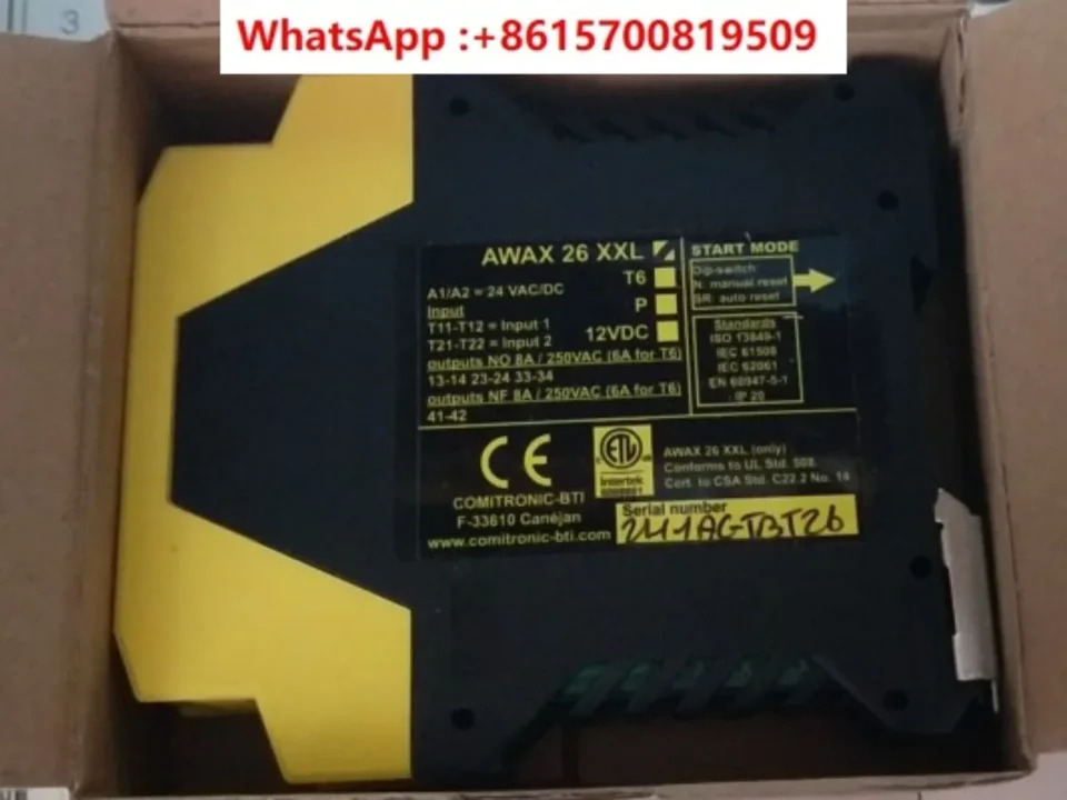 프랑스 BTI 안전 스위치 릴레이 AWAX26XXL 24VDC