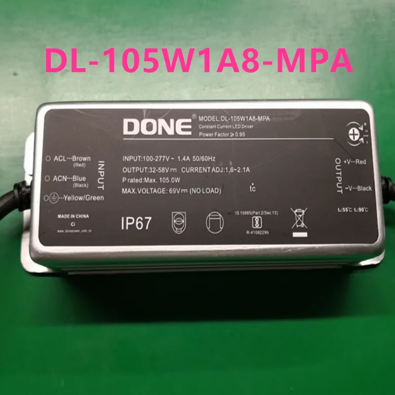 DONE IP67 32-58V 105W DL-105W1A8-MPA-H DL-105W1A8-MPA 20-38V DL-105W2A8-MPA-H I DL-105W2A8-MPA 새 원본