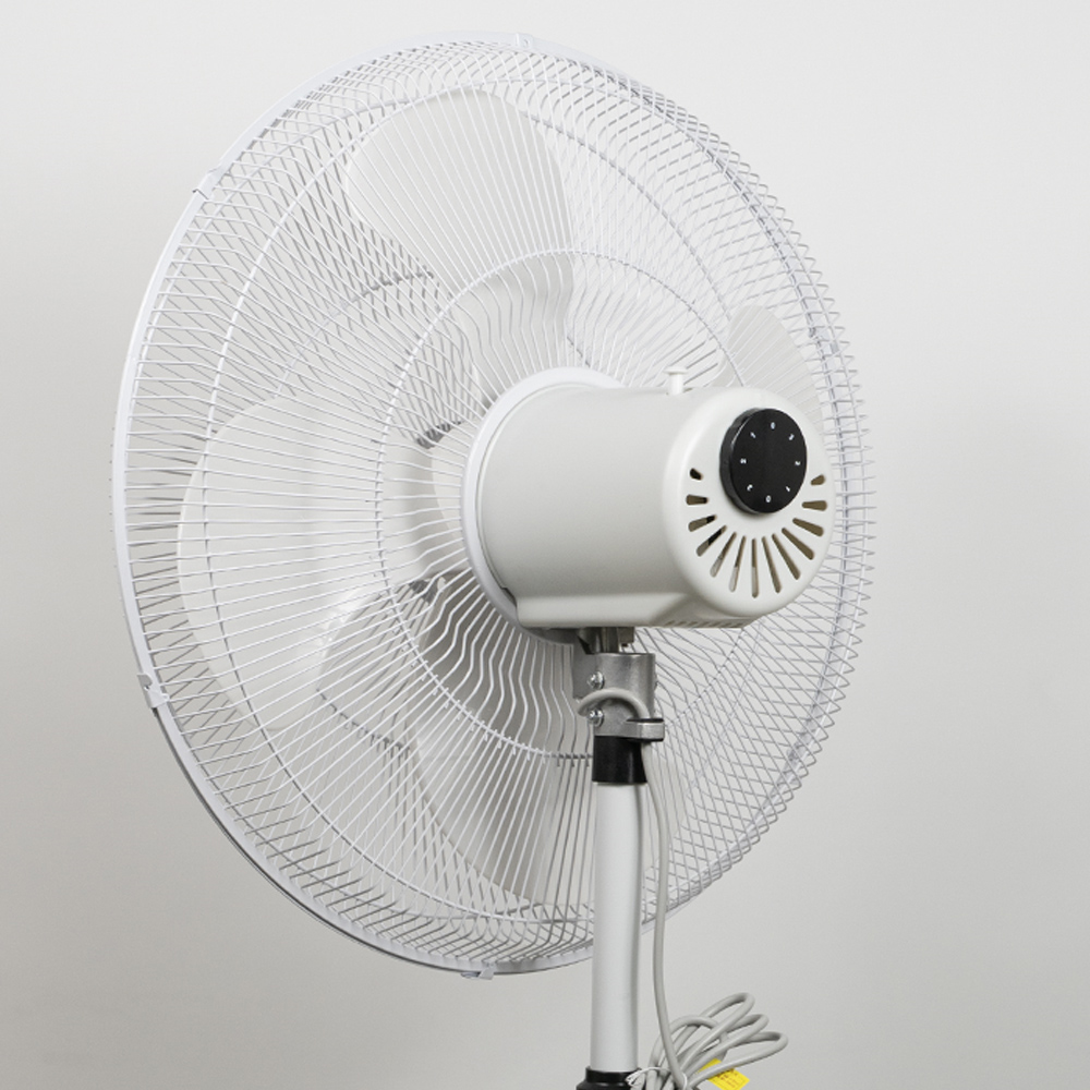 대웅모닝컴 대형선풍기 22인치 56cm 공업용 업소용 메탈 키높이 선풍기 4엽 자동좌우회전 - 상세 이미지 3