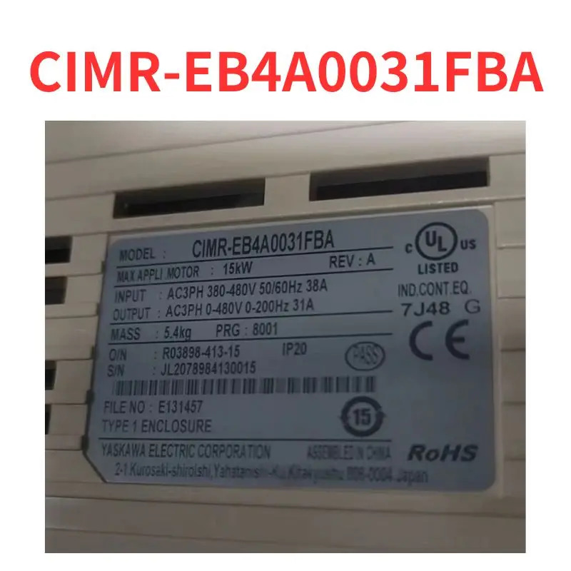 CIMR-EB4A0031FBA 주파수 변환기 리퍼 완료 신