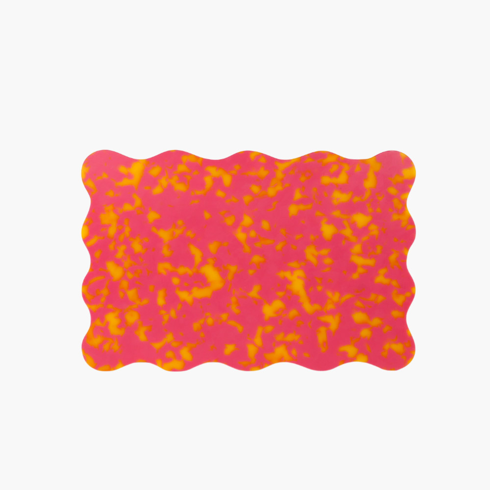 살림오늘 발레 컨페티 UPE 프리미엄 도마 웨이브 37X24.5, 오션루비 - 상세 이미지 2