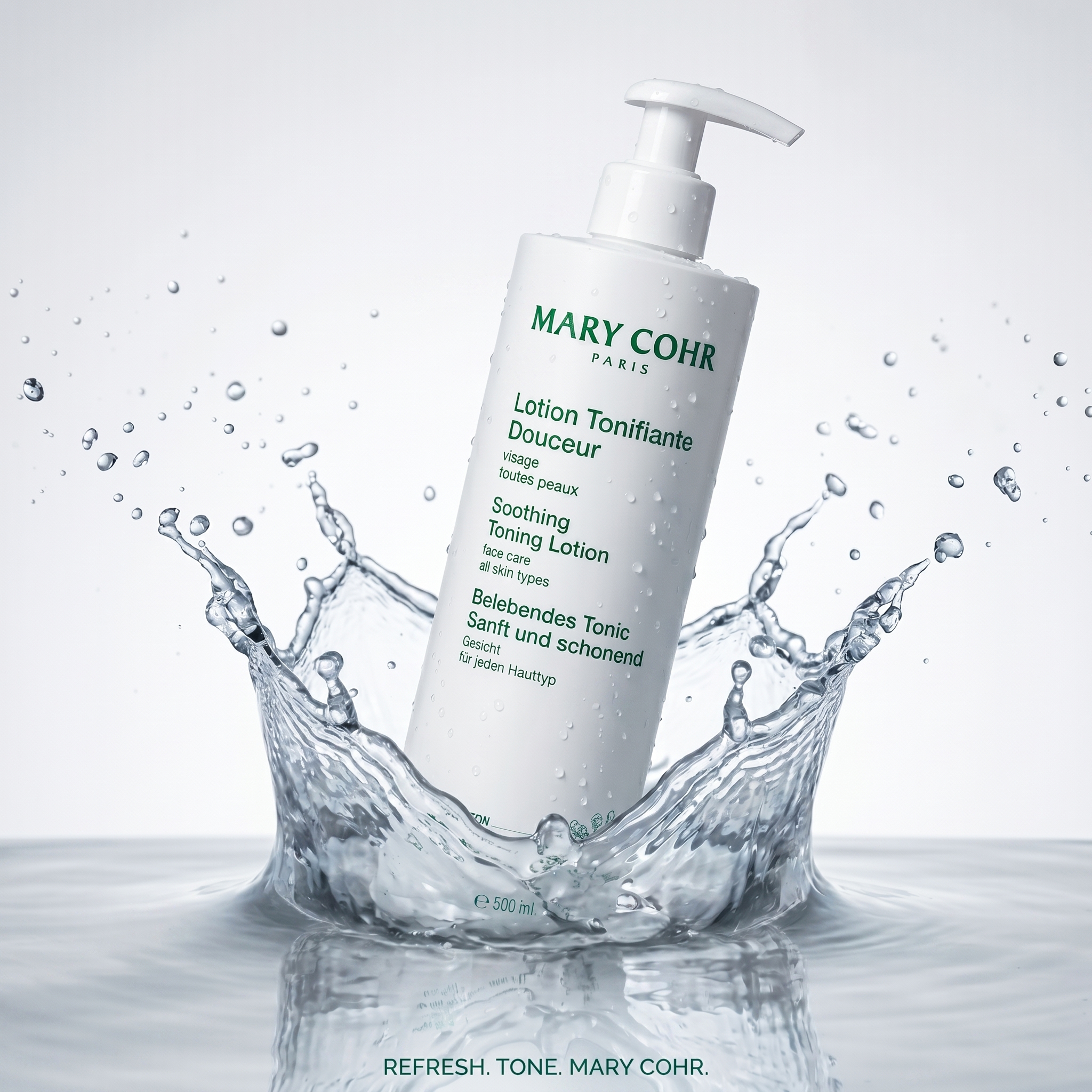 마리꼬 MARY COHR 수딩 스킨 토너 수딩 토닝 로션 500ml 대용량 수분로션 - 상세 이미지 3