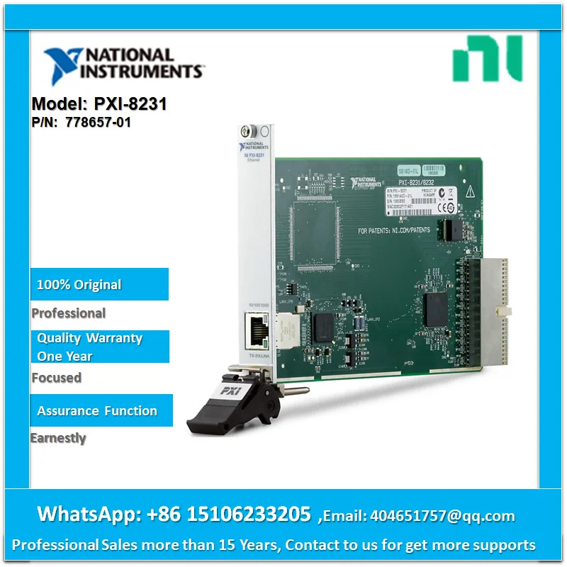 NI PXI-8231 기가비트 이더넷 인터페이스