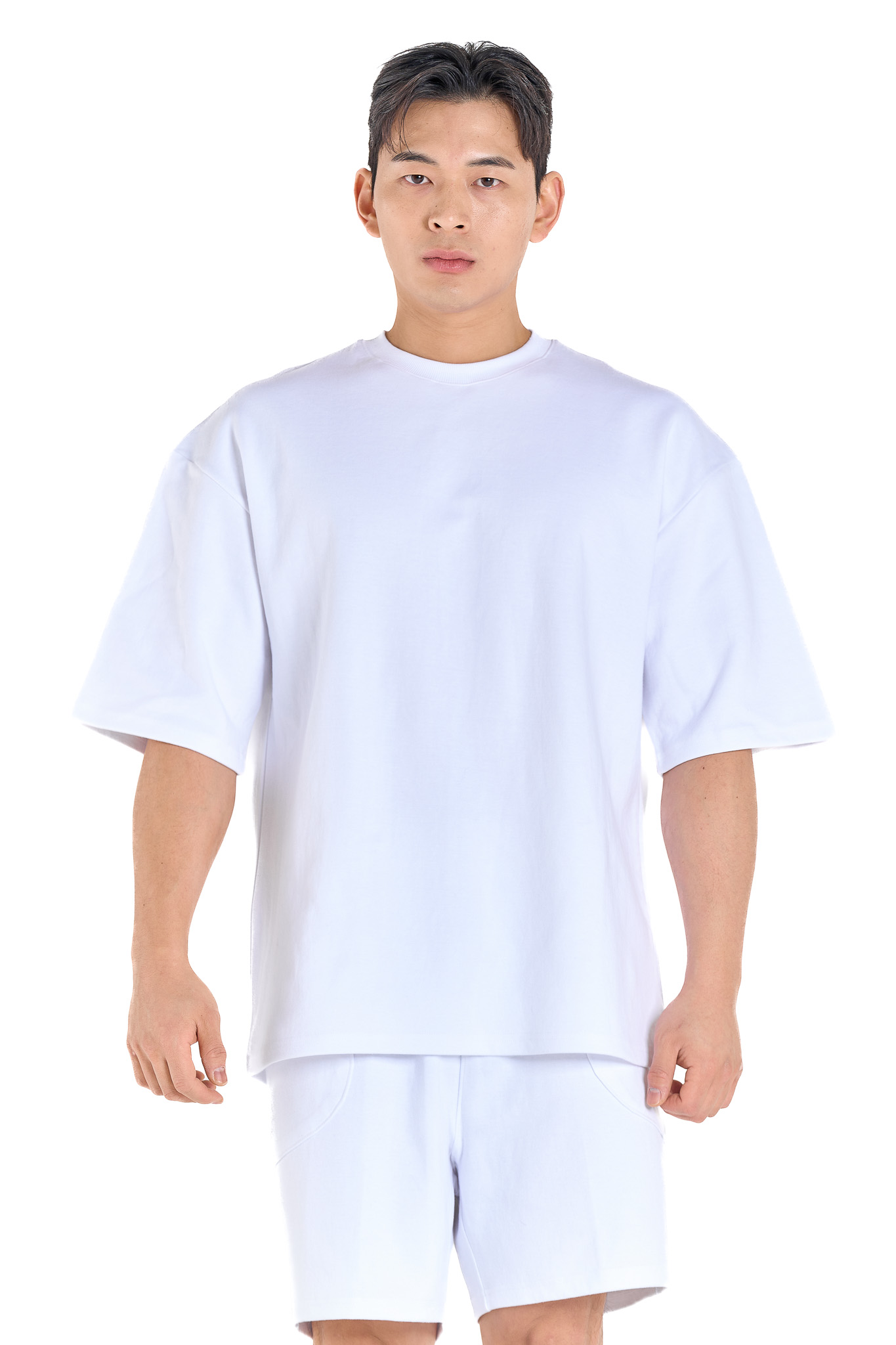 브이엔에프 특양면 헬스오버핏반팔 두꺼운반팔 이미지 7