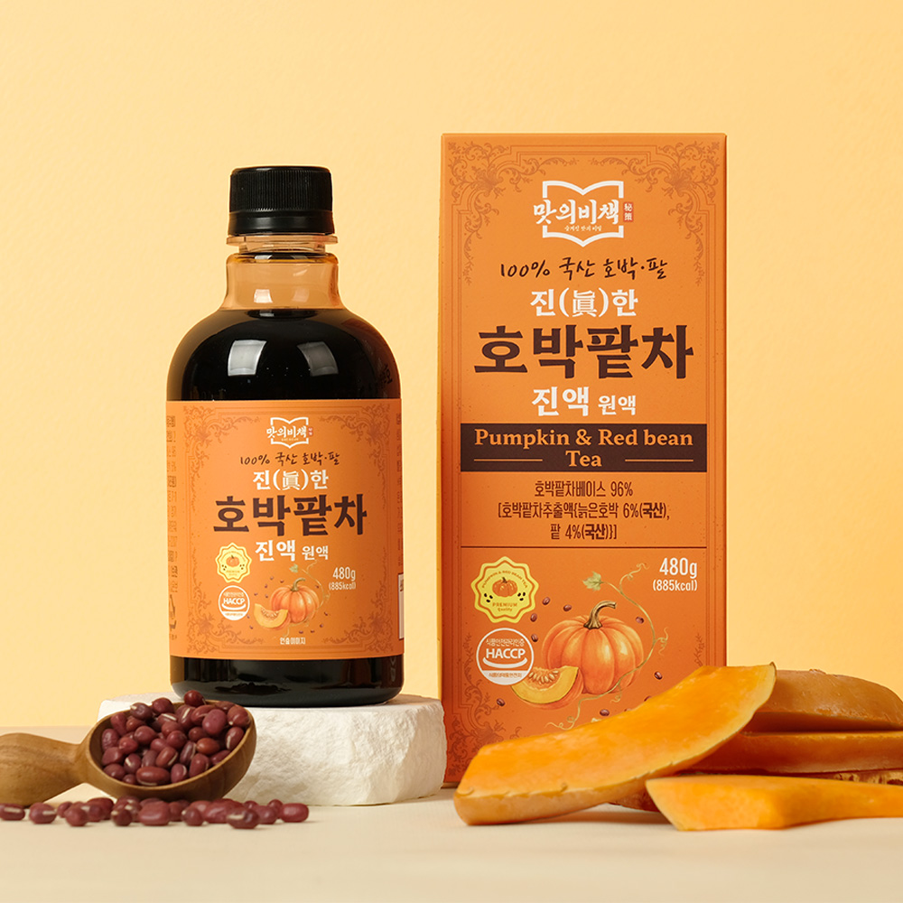 맛의비책 진한 국산 호박팥차 진액 원액 480g, 1개 이미지 3