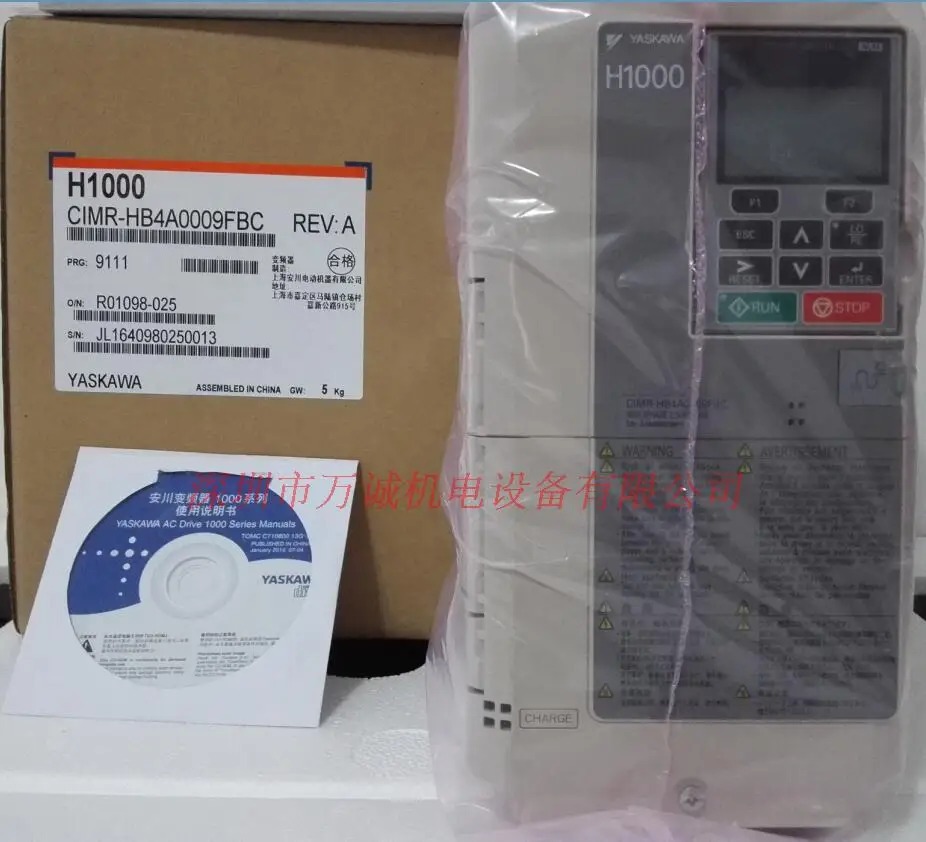Yaskawa 주파수 변환기 CIMR-HB4A0024FBC 003 005 0006 0009 0015 0018 0031