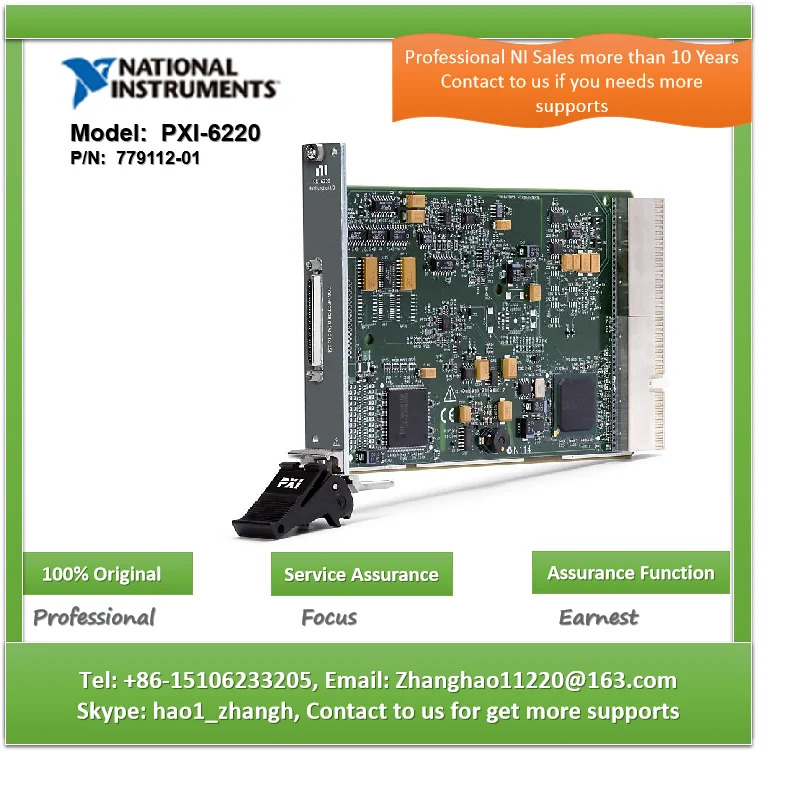 NI PXI-6220 779112-01 PXI DAQ 신호 조절