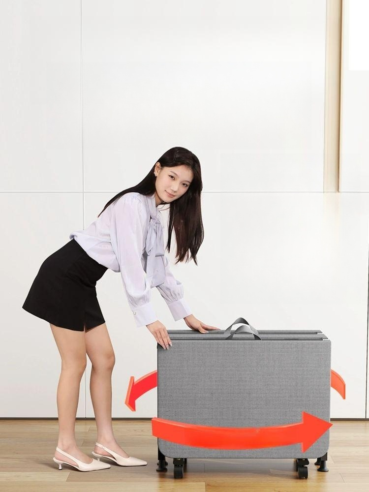 이동용 접이식간이침대 접는 등받이 사무실 공간활용침대 싱글 자취생 휴식용 - 상세 이미지 2