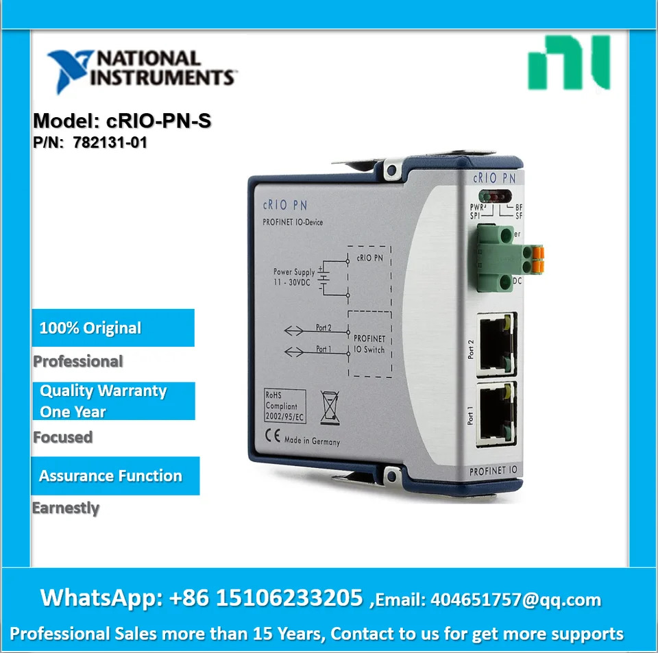 NI cRIO-PN-S PROFINET 인터페이스 모듈 782131-01C 시리즈