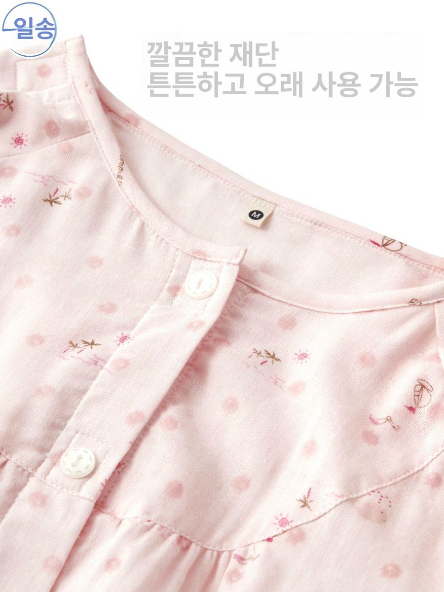 트임 환자복 잠옷 남성용 밸크로 벨크로 깁스옷 기능성 여성용 블루 상의 M 여성 50kg 남성 62.5kg - 상세 이미지 5