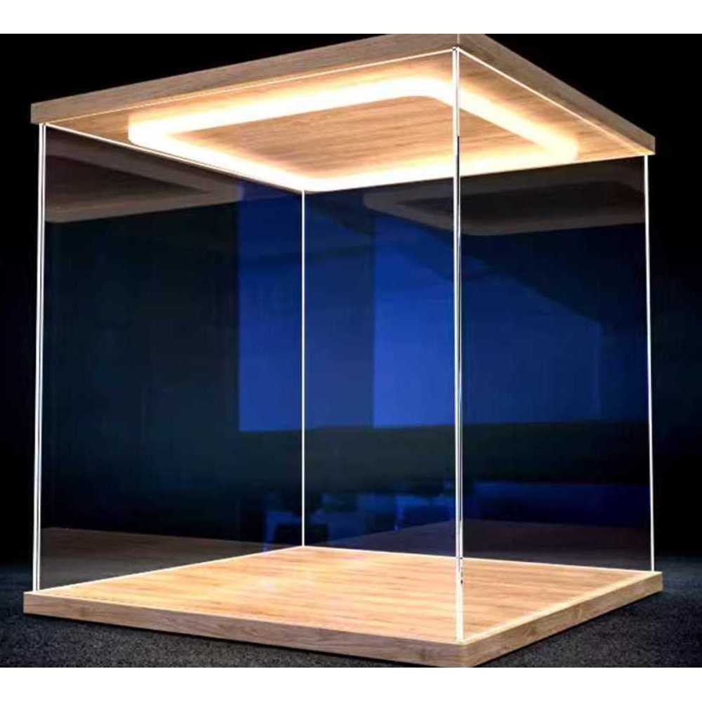 아크릴 피규어 케이스 수납 굿즈 가챠 정리 장식장 10x25x10 - 상품 이미지
