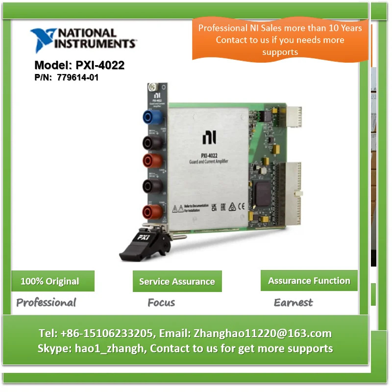 NI PXI-4022 멀티미터 모듈식 기기 779614-01