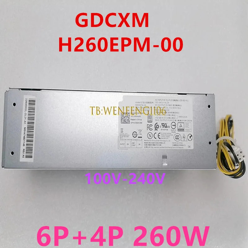 DELL 3060 5060 7060 MT 6Pin 260 GDCXM 0GDCXM H260EPM-00 새 전원공급장치