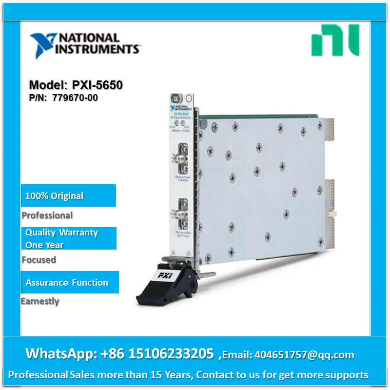 NI PXI-5650 RF 아날로그 신호 발생기