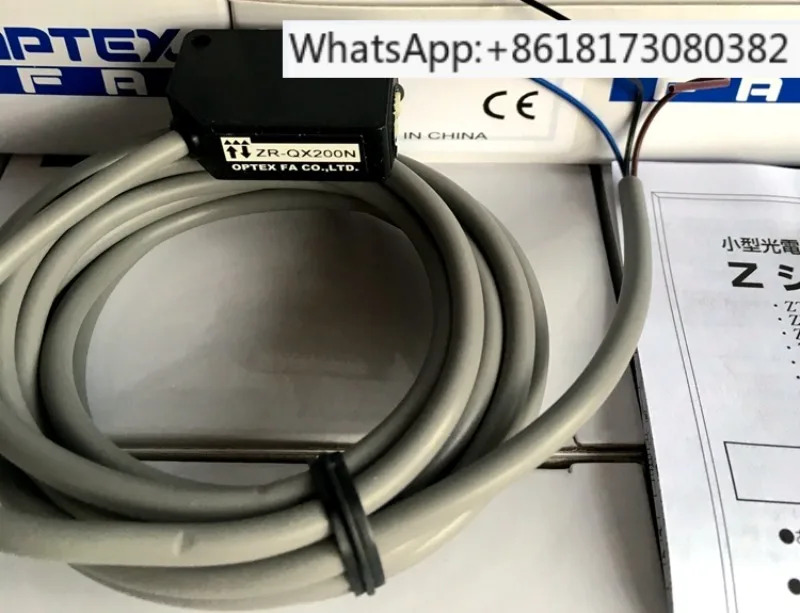 오리지널 일본 OPTEX 광전스위치 ZR-QX200N ZR-QX200P 투명 바디 감지 신