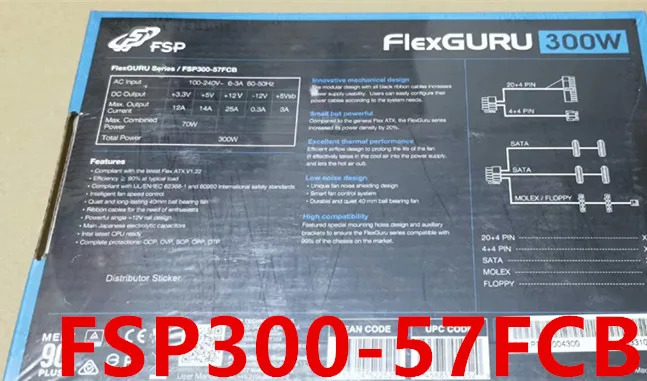 FSP FlexGURU 1U 300W 전원공급장치 FSP300-57FCB새