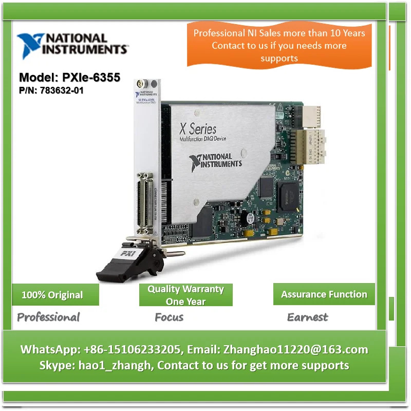 NI PXIe-6355 783632-01 PXI DAQ 신호 조절