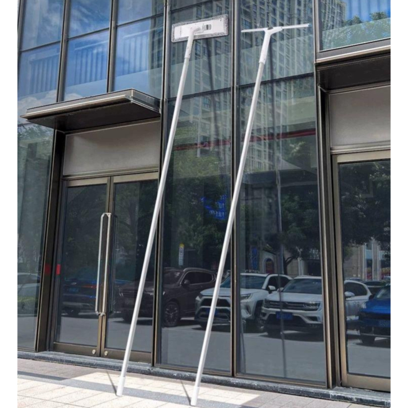 외벽 장대 창문닦이 긴막대 고층 유리닦기 막대걸레 외부 외창 연결봉 브러시 - 상품 이미지