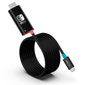 닌텐도 스위치2 미니독 TV연결 PD100W 충전 HDMI 케이블 블랙에... 개봉기 | 실사용 후기 - 상품 이미지 1