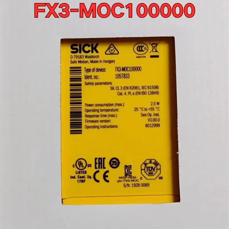 FX3-MOC100000 안전 컨트롤러 신