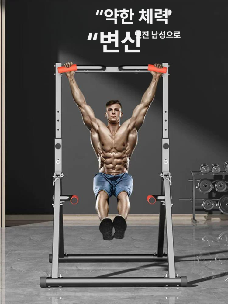 턱걸이 철봉 운동 기구 실내 접이식 풀업 방문 바 봉 문틀 헬스 홈 짐 - 상세 이미지 2