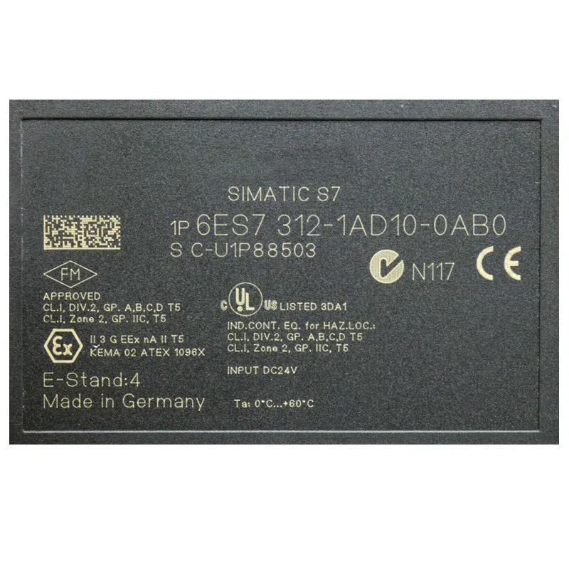 S7-300 시리즈 CPU312 IO 6ES7312-1AD10-0AB0 입력 출력 모듈 완전 리퍼