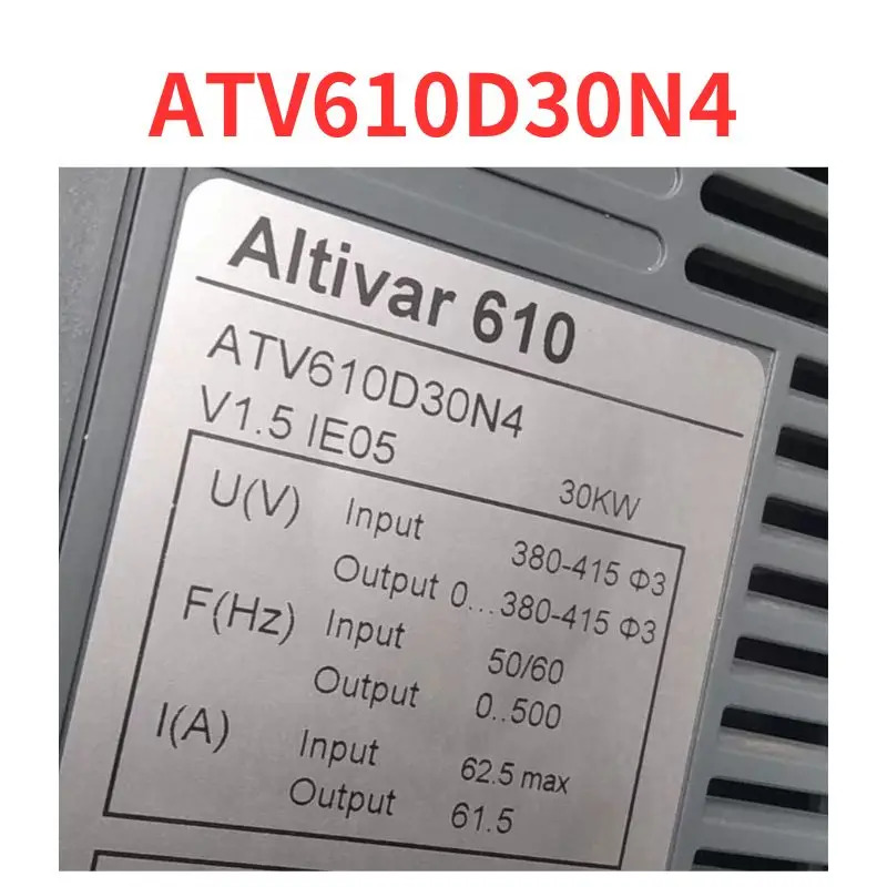 리퍼 완료 주파수 변환기 신형 ATV610D30N4