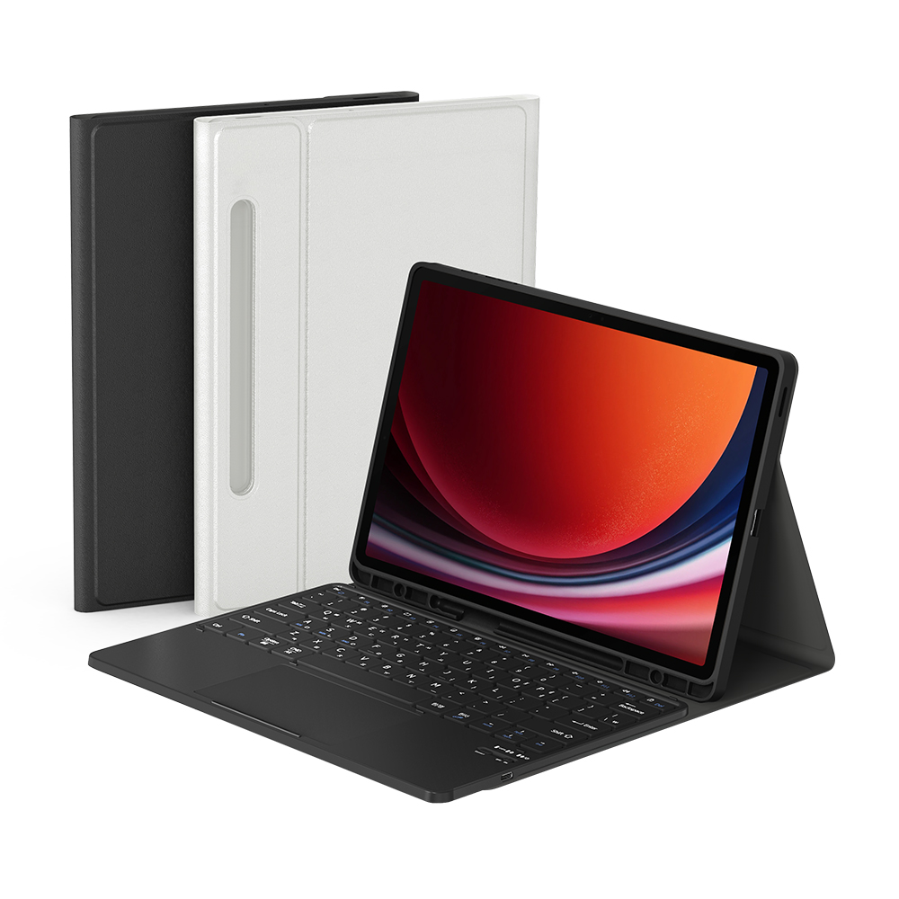 갤럭시탭 S9+ 북커버 키보드 데이웍스 블루투스 키보드 터치패드 활용법
