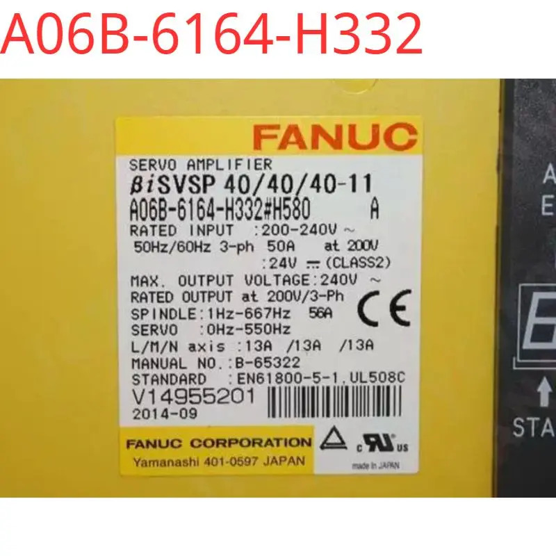 A06B-6164-H332 리퍼 완료상태서보 드라이브