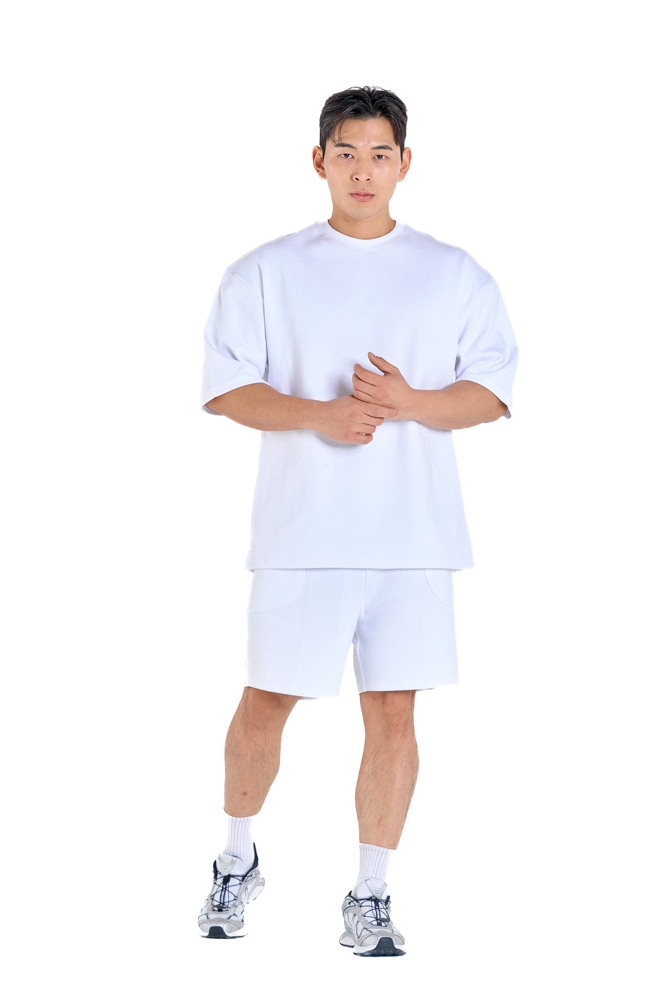 브이엔에프 특양면 헬스오버핏반팔 두꺼운반팔 이미지 8