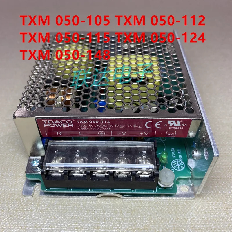 TRACO POWER 50W TXM 050-105 050-112 050-115 050-124 050-148 새 원본 전원공급장치