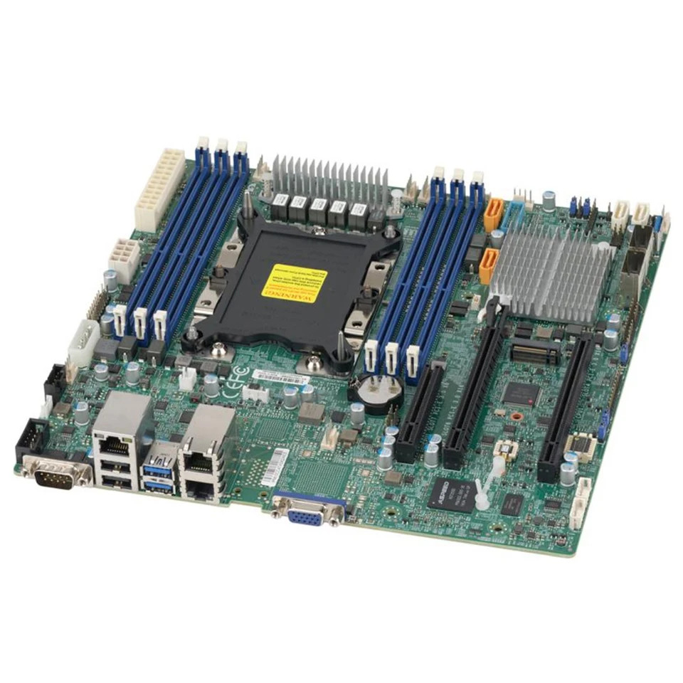 X11SPM-F 산업패키지 마더보드 Supermicro 단일 서버 C621 Micro GbE LAN SATA3 6Gbps DDR4 LGA-3647