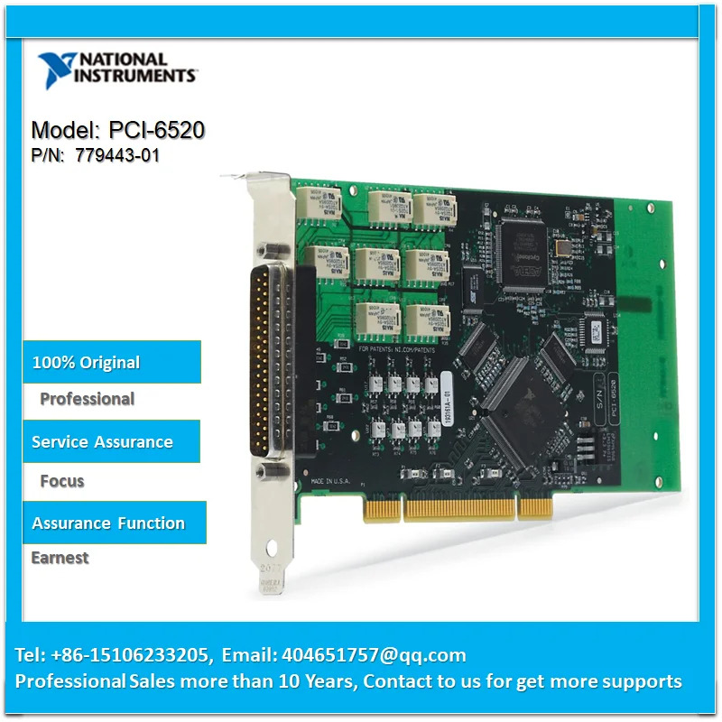 NI PCI-6520 디지털 I/O 모듈 779443-01