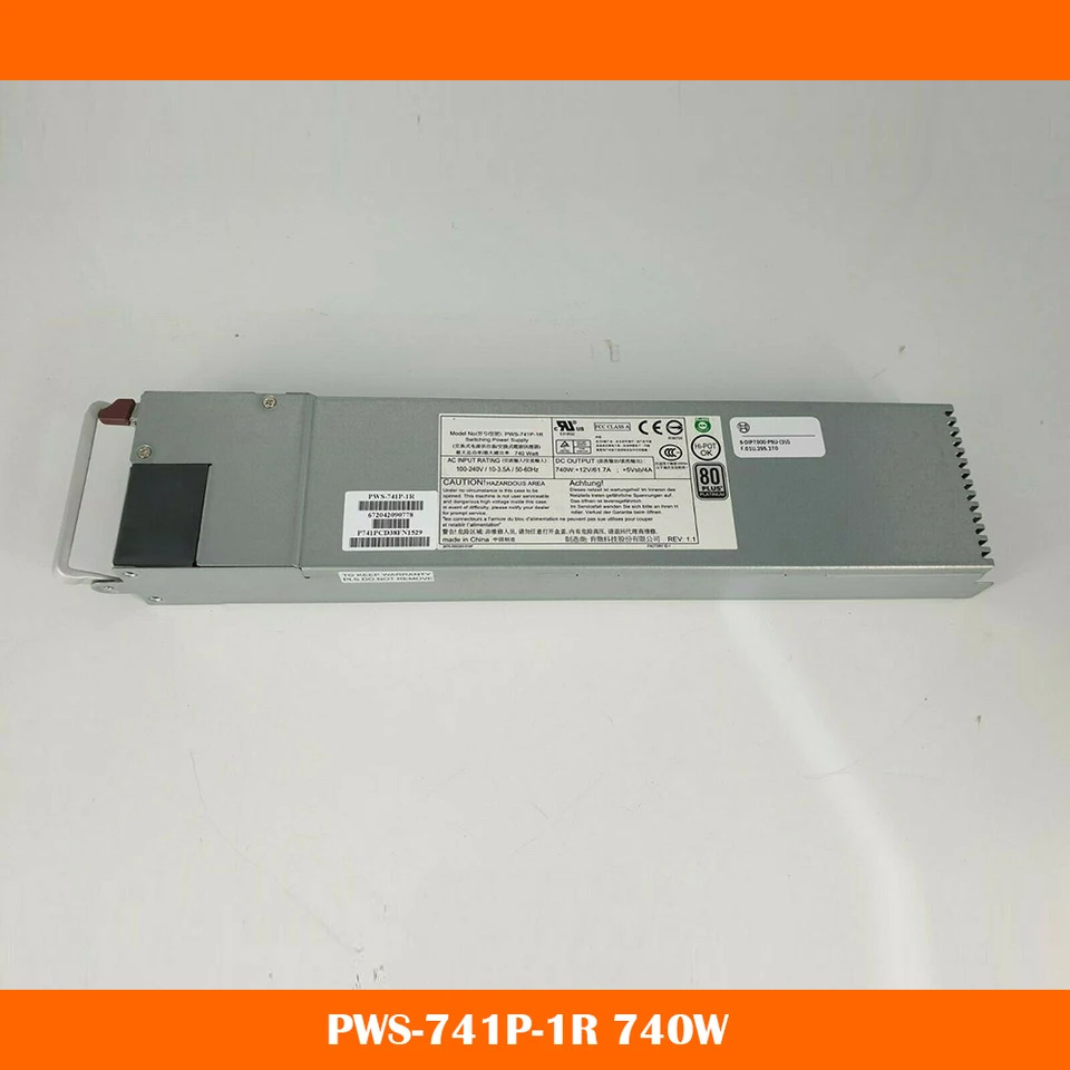 슈퍼마이크로 PWS-741P-1R 서버 전원공급장치 740W 1U