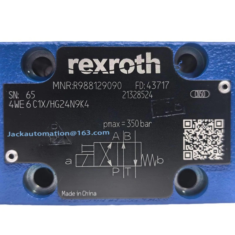 REXROTH 전자기 방향 밸브 4WE6C1X HG24N9K4 4WE6C10 R988129090