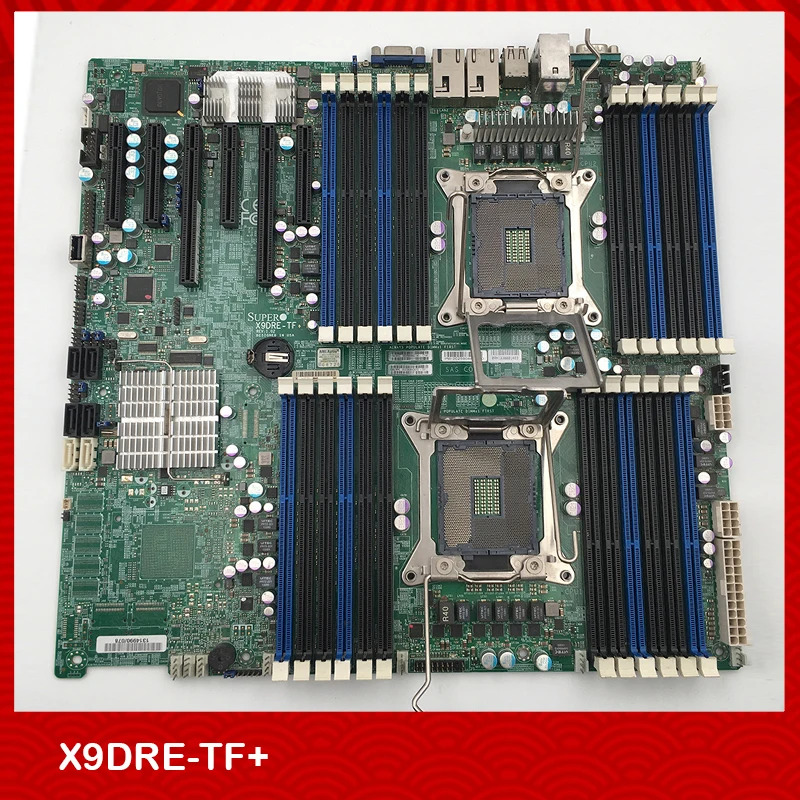 Supermicro X9DRE-TF X79 워크스테이션 마더보드 카드 슬롯 6 개 전 리퍼