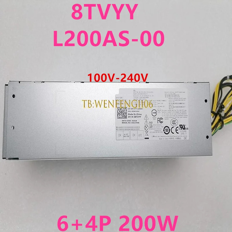 DELL 3050 7050 5050 3668 3665 6Pin 200W 8TVYY 08TVYY L200AS-00 PA-2201-2DF 새 전원공급장치