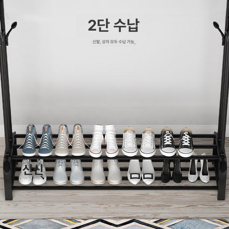 스탠드행거 코트랙 스탠딩옷걸이 디스플레이 드레스룸 인테리어 긴옷걸이 매장용 수납 - 상세 이미지 3