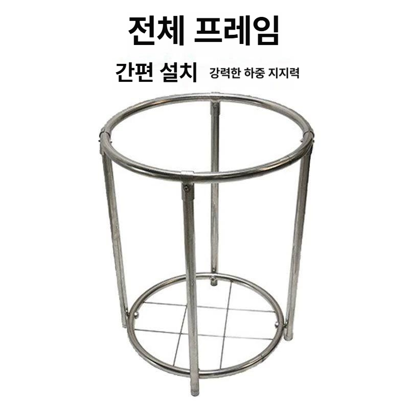 린넨카트 세탁물 운반카 원형 바퀴형 호텔 사우나 모텔 대용량 수거함 - 상세 이미지 3