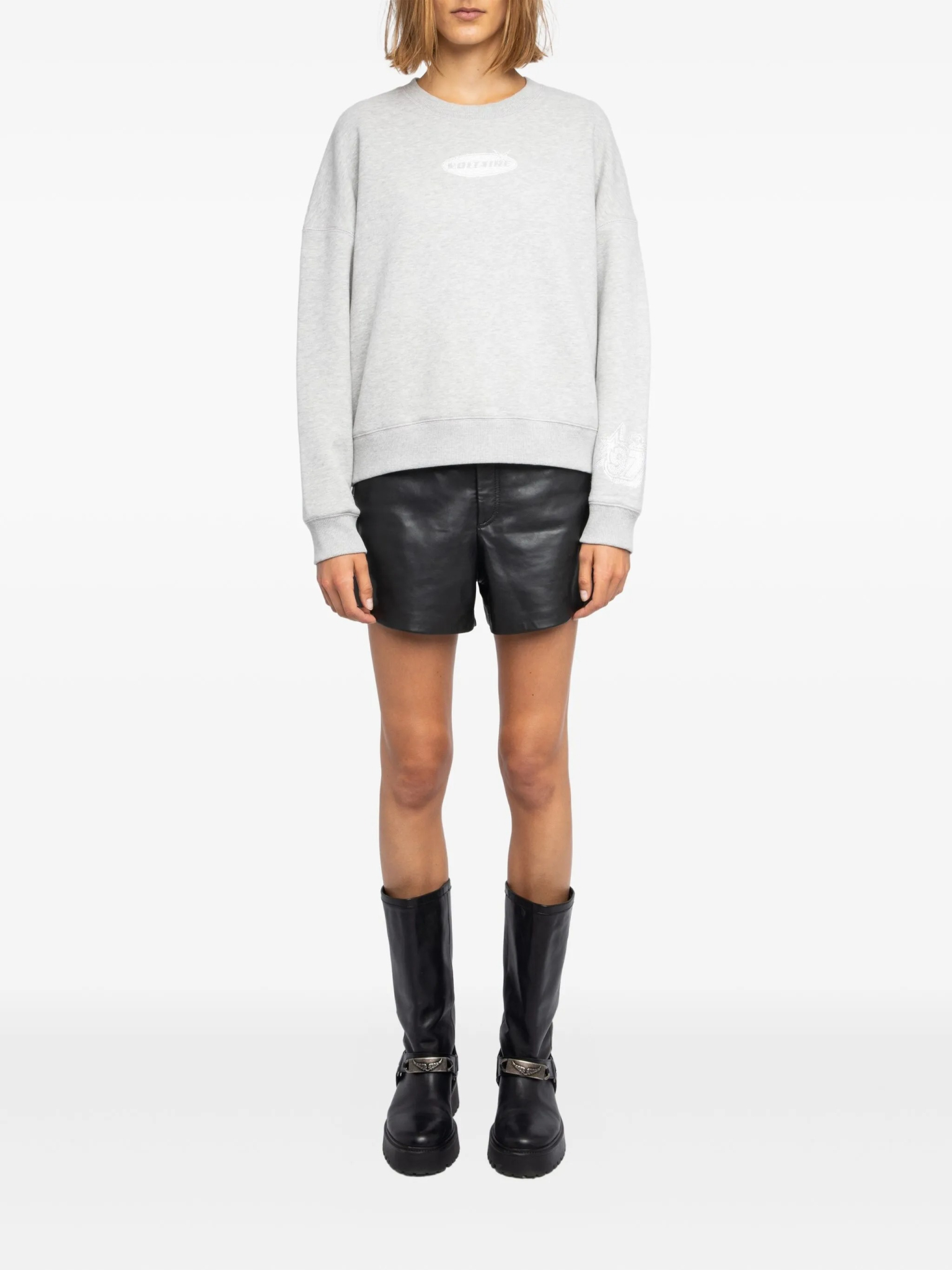 쟈딕앤볼테르 여성 맨투맨 SS26 JWSS01680 - 상세 이미지 2