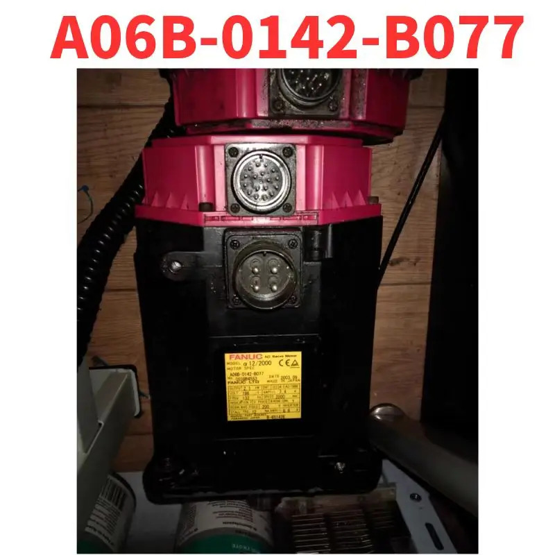 리퍼 A06B-0142-B077 AC 서보모터 잘 작동