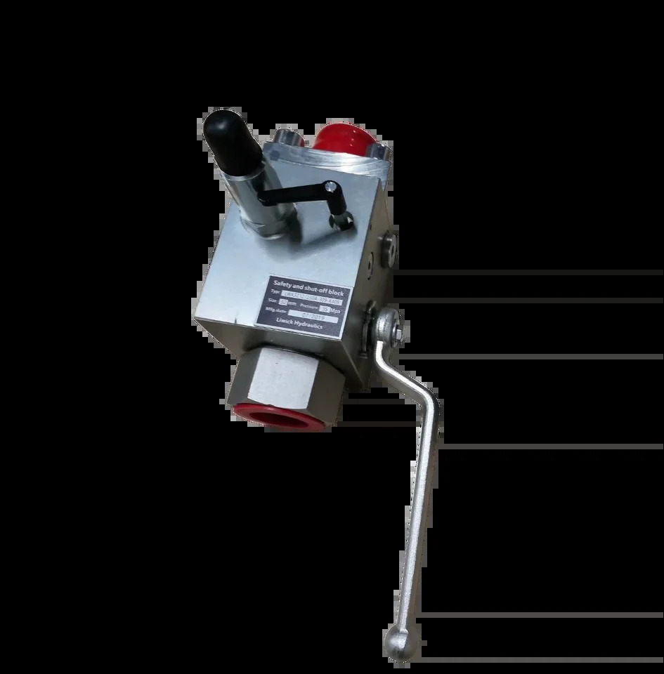유압 밸브 블록 SAF20M12N210A-S13 안전 차단