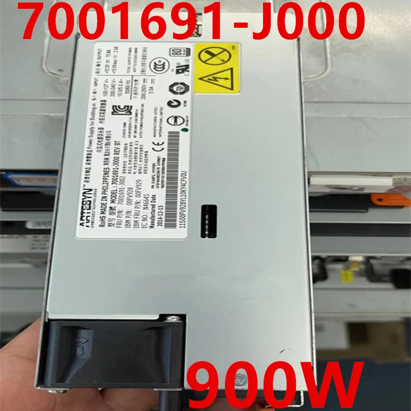 IBM S814 S824 오리지널 전원공급장치 900W 7001691-J002 7001691-J000 02CL822 00RR365 00RR363 00FV928