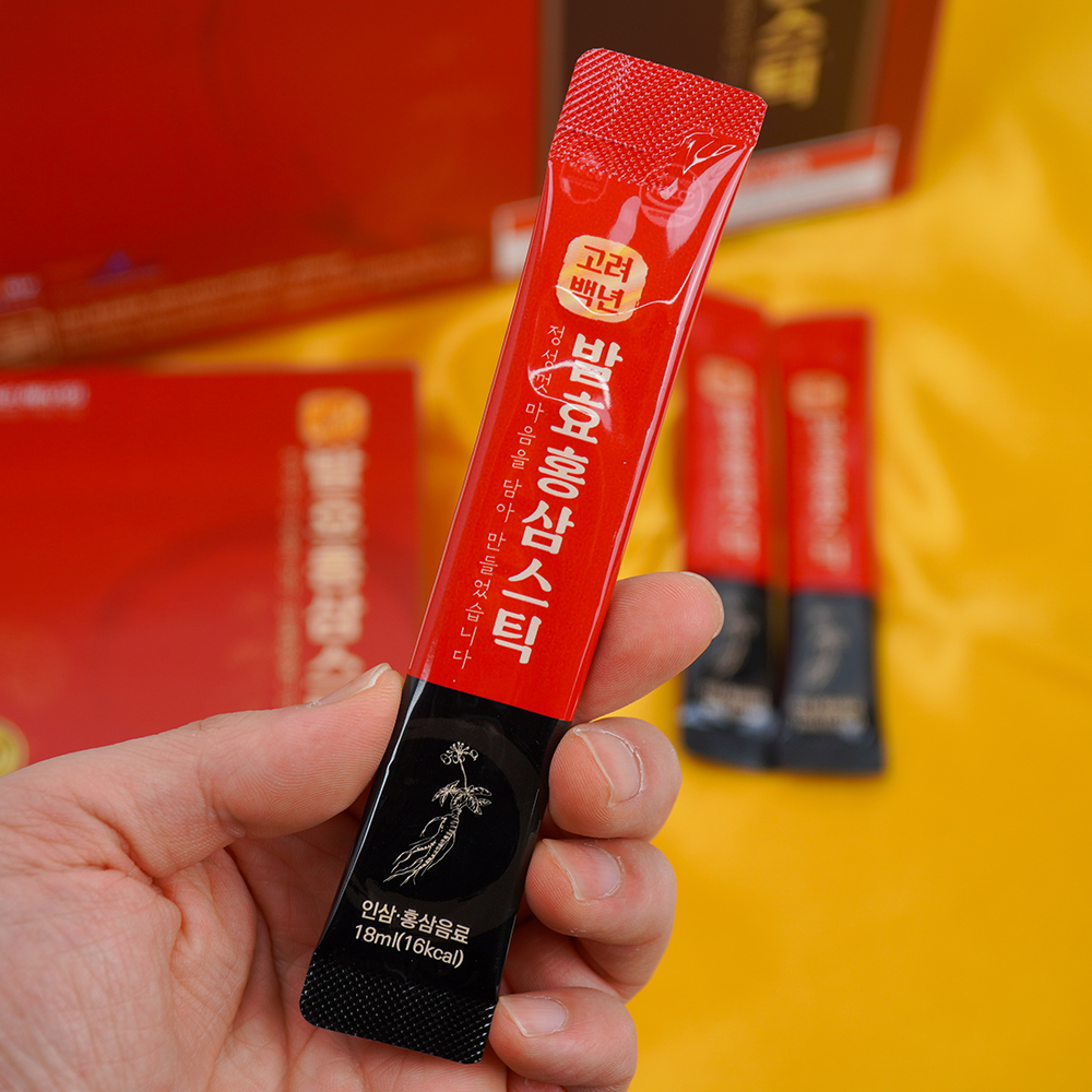 [추석선물] 고려백년 발효 홍삼 스틱 6년근 농축액 부모님 건강선물 30포, 3개 - 상세 이미지 5