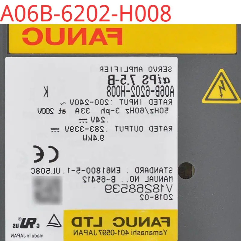 A06B-6202-H008 리퍼 완료상태서보 드라이브