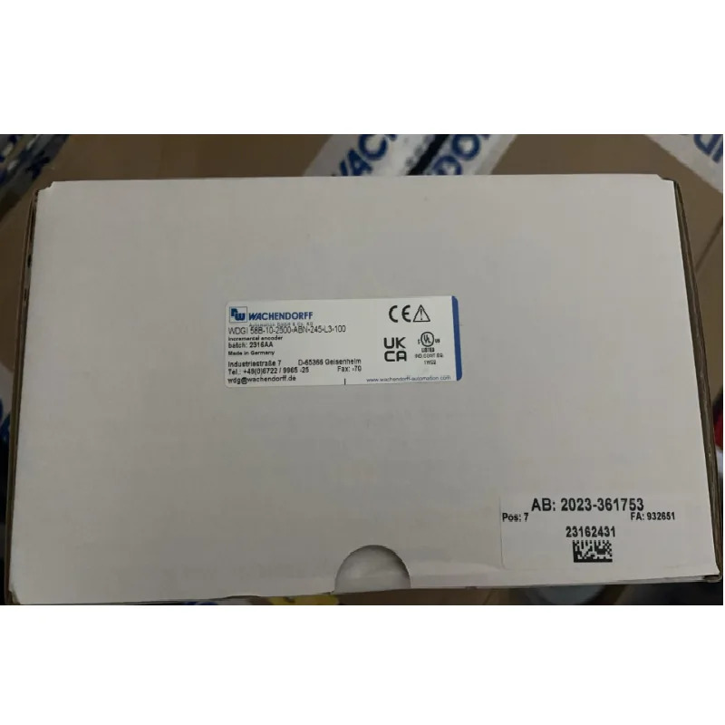 Wachndorff 인코더 WDGI-58B-10-2500-ABN-245-L3-100