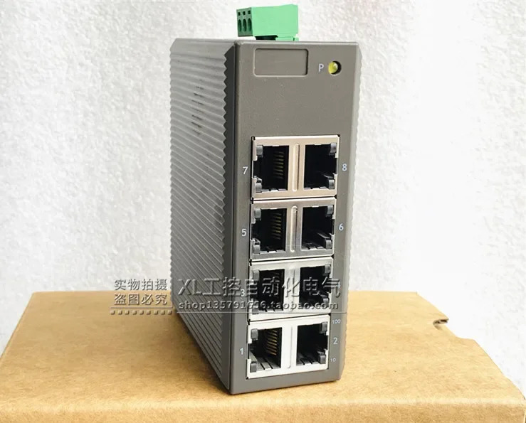 오리지널 산업스위치 IESH-MB208-R V1.1/8포트 포장