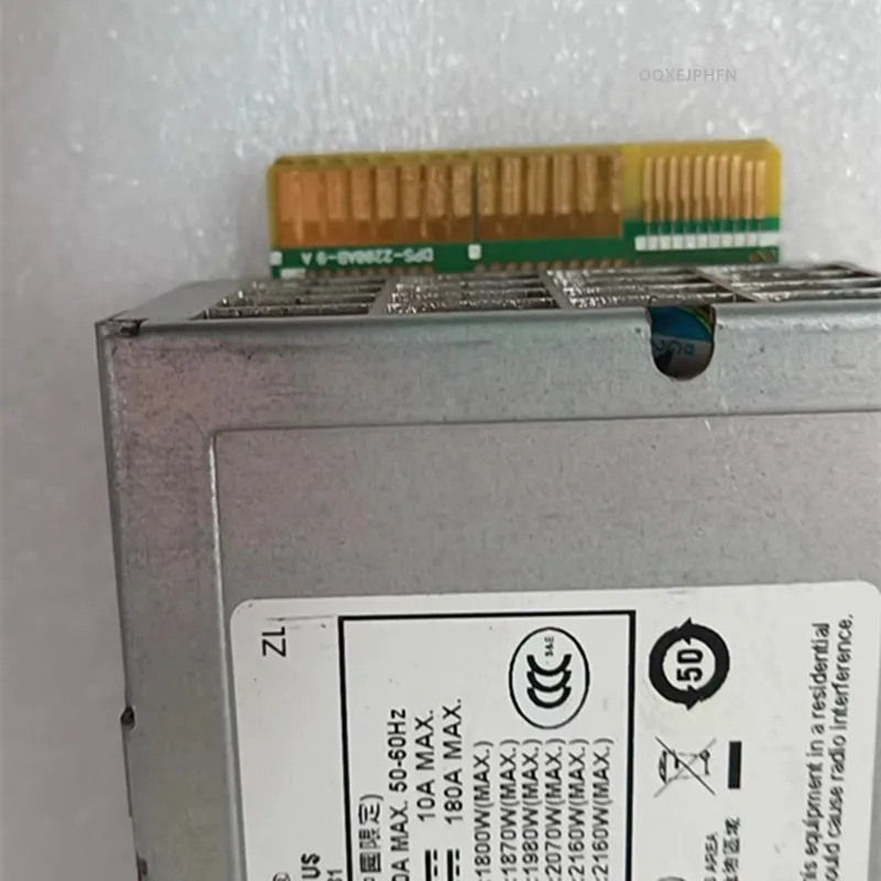 DELTA 리퍼 전원공급장치 2200W DPS-2200AB-9 A DPS-2200AB-9A 새 것처럼 작동